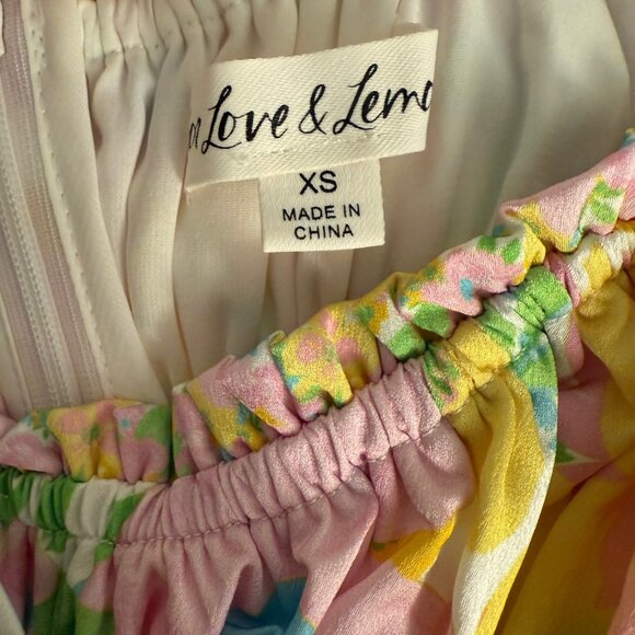 For Love & Lemons Emily Mini Dress Size XS | LIKE NEW - Picture 6 of 9